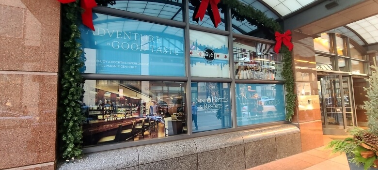 Hospitality Window Graphics